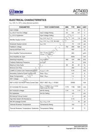 ACT4303YH-T Datasheet Page 4