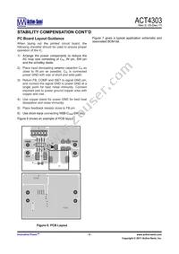 ACT4303YH-T Datasheet Page 9