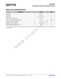 ACT4501SH-T Datasheet Page 3