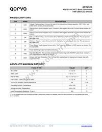 ACT4525YH-T Datasheet Page 3