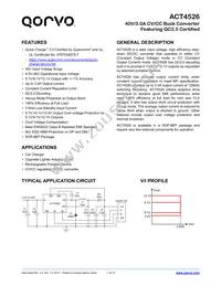 ACT4526YH-T Datasheet Cover