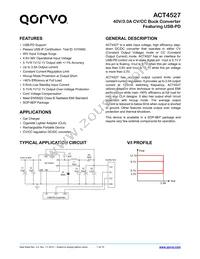 ACT4527YH-T Datasheet Cover