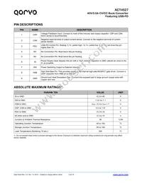 ACT4527YH-T Datasheet Page 3
