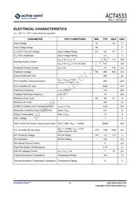 ACT4533YH-T Datasheet Page 4