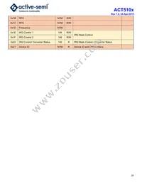 ACT5102QI101-T Datasheet Page 20