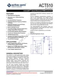 ACT510US-T Datasheet Cover