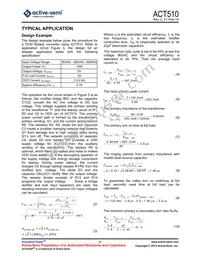 ACT510US-T Datasheet Page 8