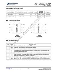 ACT520SH-T Datasheet Page 2