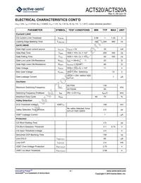 ACT520SH-T Datasheet Page 4