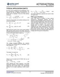 ACT520SH-T Datasheet Page 9