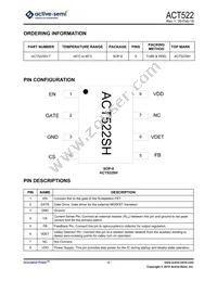 ACT522SH-T Datasheet Page 2