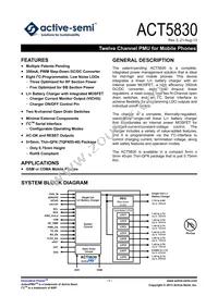 ACT5830QJ1CF-T Datasheet Cover