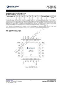 ACT5830QJ1CF-T Datasheet Page 4