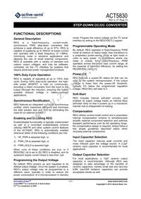 ACT5830QJ1CF-T Datasheet Page 17