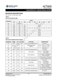 ACT5830QJ1CF-T Datasheet Page 19