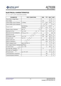 ACT6359US-T Datasheet Page 4