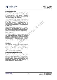 ACT6359US-T Datasheet Page 6