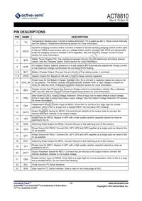 ACT8810QJ50F-T Datasheet Page 5