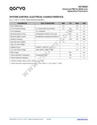 ACT8846QM468-T15 Datasheet Page 19