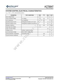 ACT8847QM171-T Datasheet Page 16