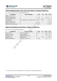 ACT8847QM171-T Datasheet Page 20