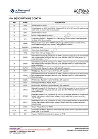 ACT8848QM201-T Datasheet Page 6