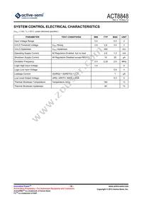 ACT8848QM201-T Datasheet Page 16