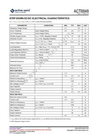 ACT8848QM201-T Datasheet Page 17