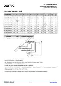 ACT8849QM614-T Datasheet Page 3