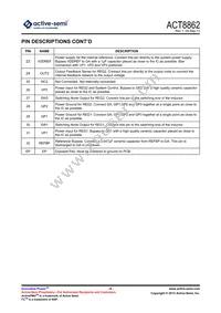 ACT8862Q4I134-T Datasheet Page 6