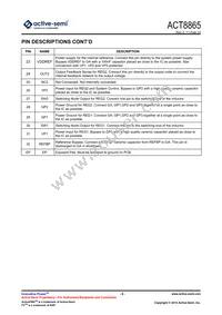 ACT8865QI303-T Datasheet Page 6