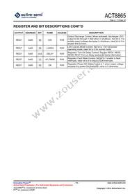 ACT8865QI303-T Datasheet Page 13