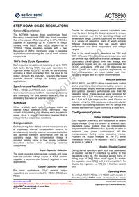 ACT8890Q4I234-T Datasheet Page 23