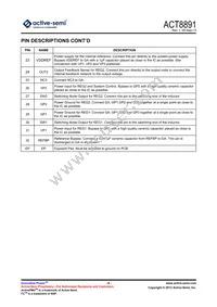 ACT8891Q4I133-T Datasheet Page 6