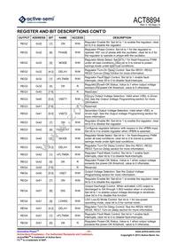 ACT8894Q4I133-T Datasheet Page 11