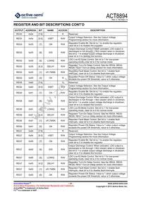 ACT8894Q4I133-T Datasheet Page 12