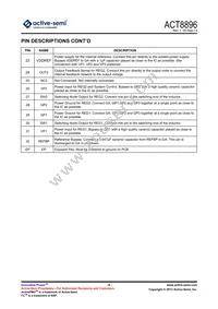ACT8896Q4I133-T Datasheet Page 6