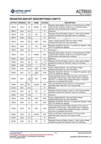 ACT8930QJ134-T Datasheet Page 11