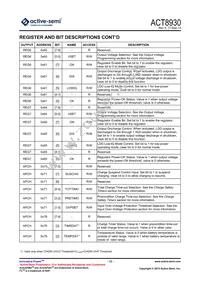 ACT8930QJ134-T Datasheet Page 12