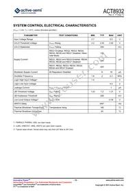 ACT8932QJ133-T Datasheet Page 15