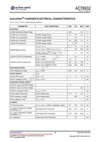 ACT8932QJ133-T Datasheet Page 18