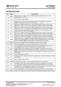 ACT8933QJ133-T Datasheet Page 5