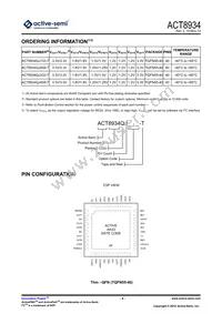 ACT8934QJ333-T Datasheet Page 4
