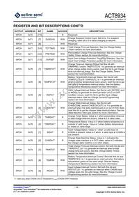 ACT8934QJ333-T Datasheet Page 13