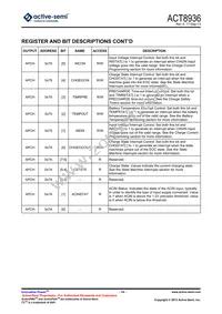ACT8936QJ135-T Datasheet Page 14