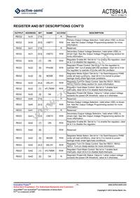 ACT8941AQJ465-T Datasheet Page 11