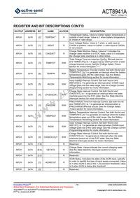 ACT8941AQJ465-T Datasheet Page 14