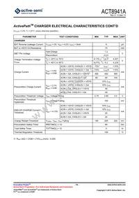 ACT8941AQJ465-T Datasheet Page 19