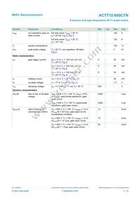 ACTT12-800CTNQ Datasheet Page 2