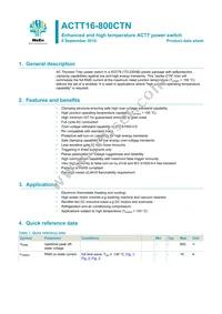 ACTT16-800CTNQ Datasheet Cover